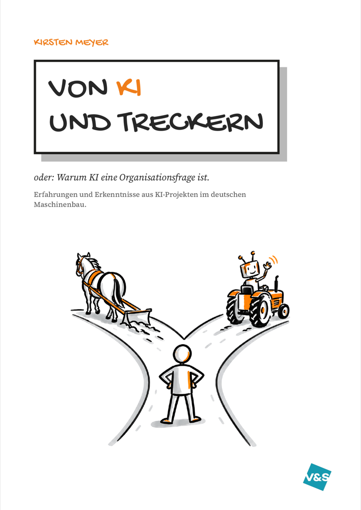 Buchcover „Von KI und Treckern“ von Kirsten Meyer